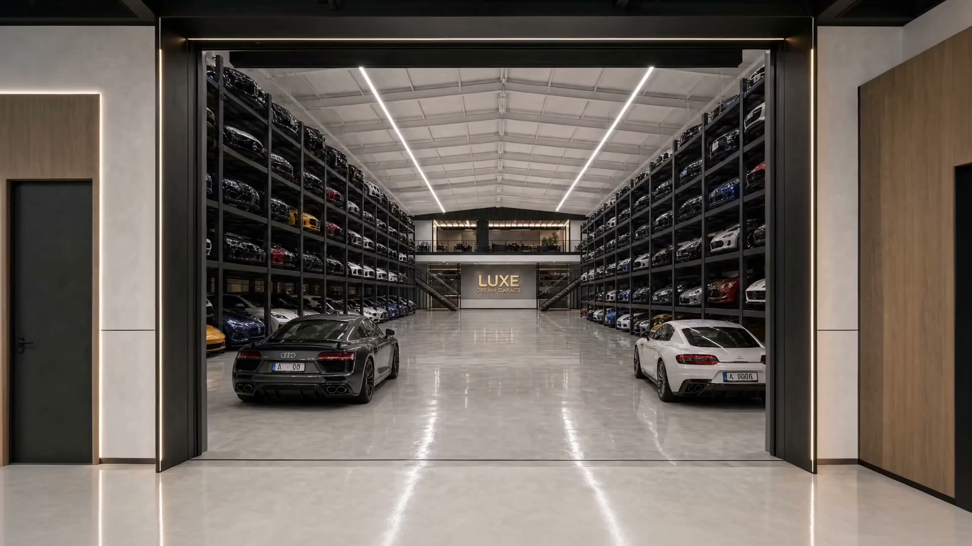 The Gallery vertical car storage