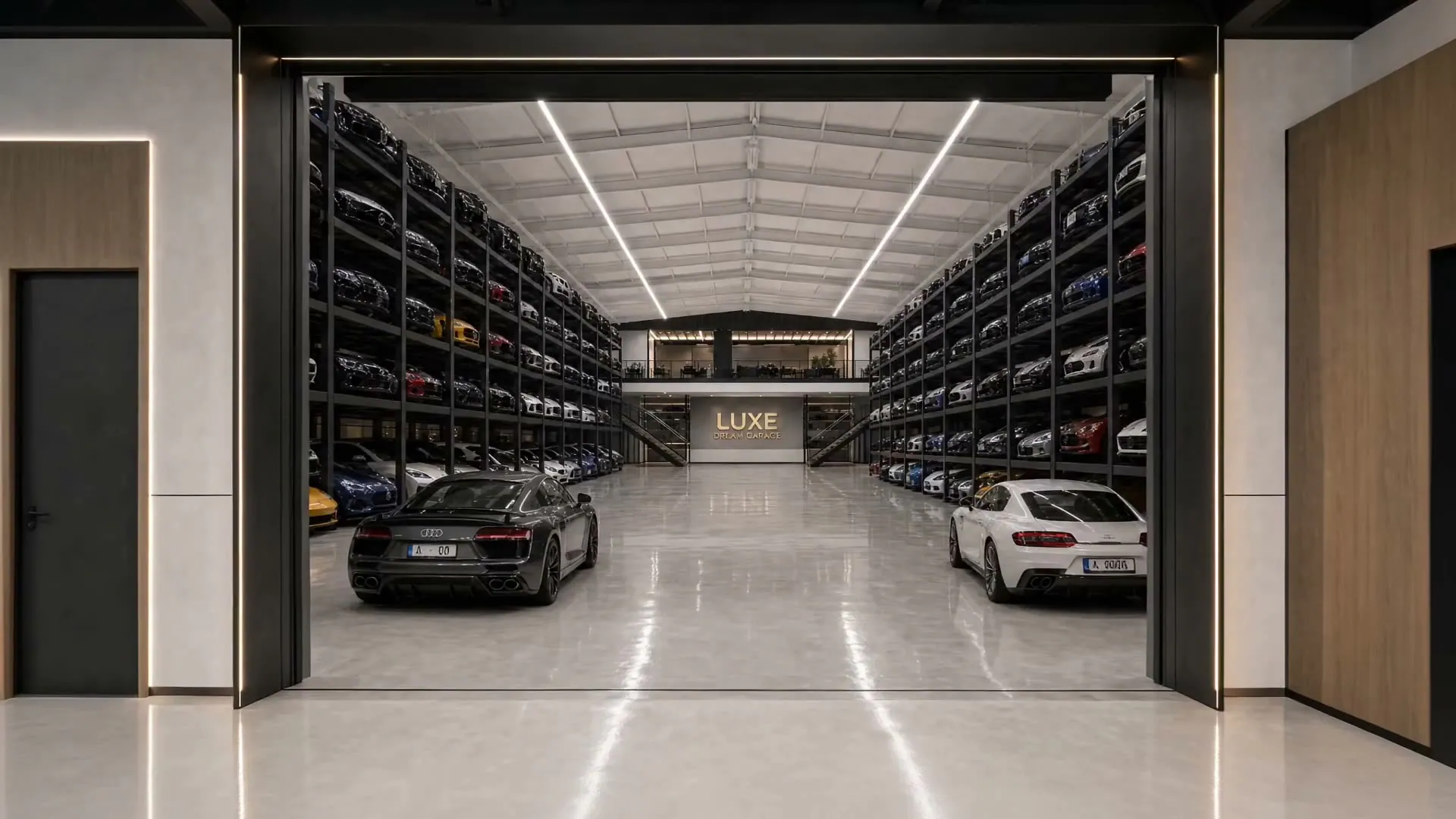The Gallery vertical car storage