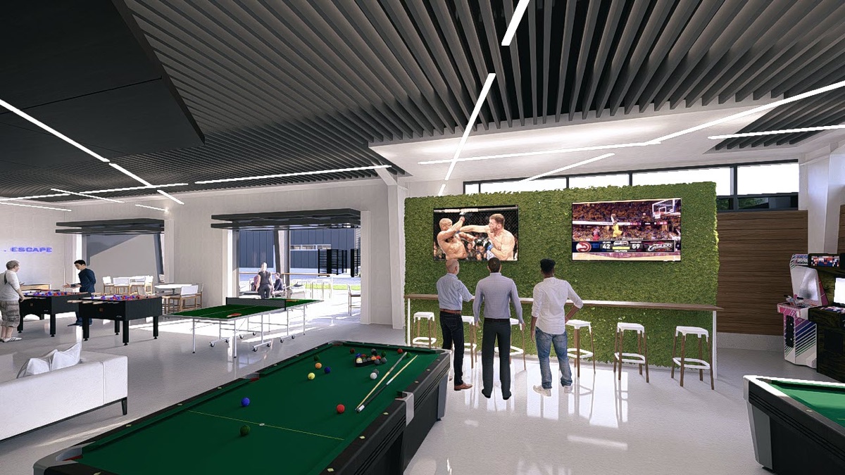 Luxe Club bar and games concept